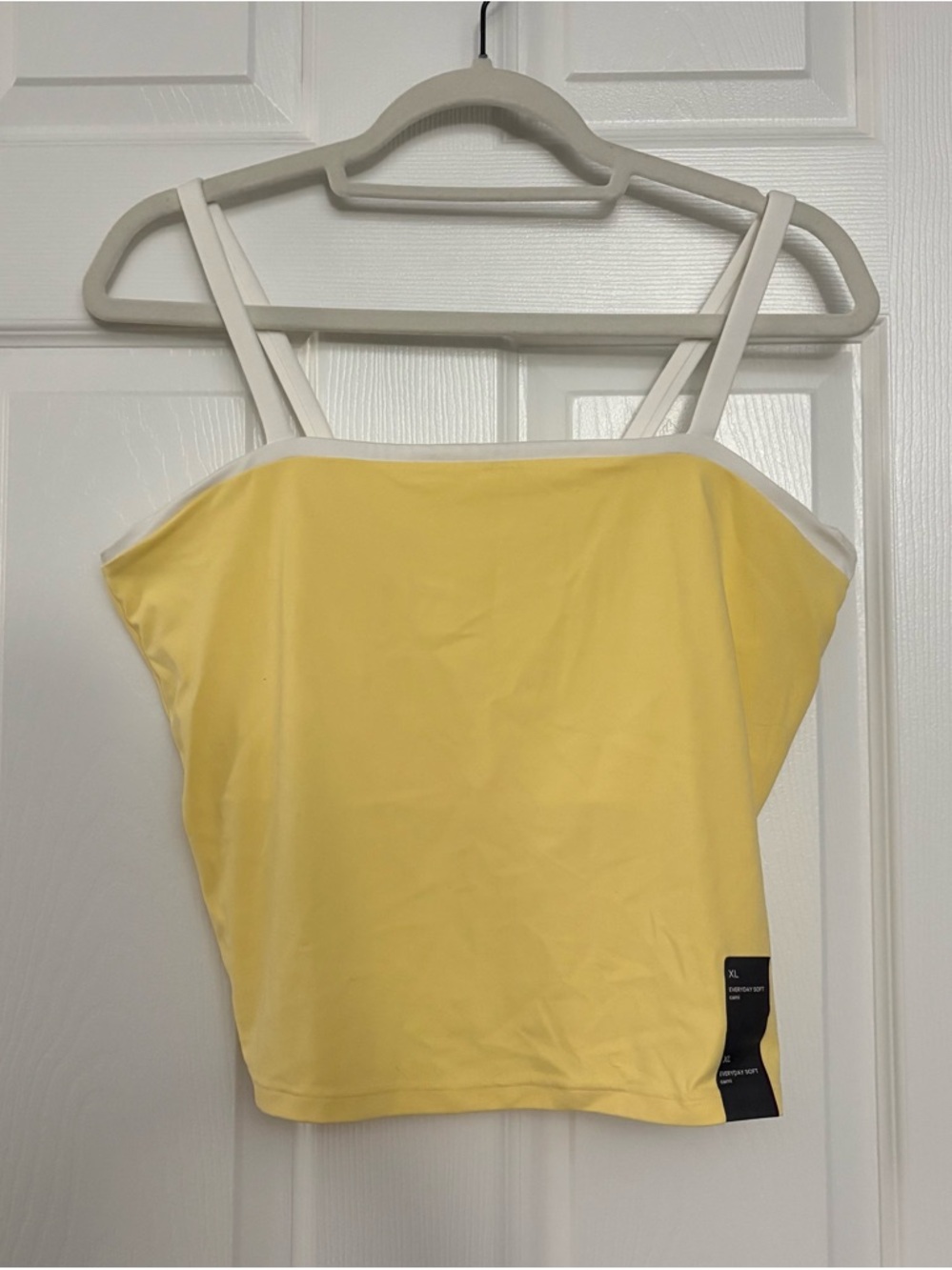 Target Yellow Tank Top with White Trim